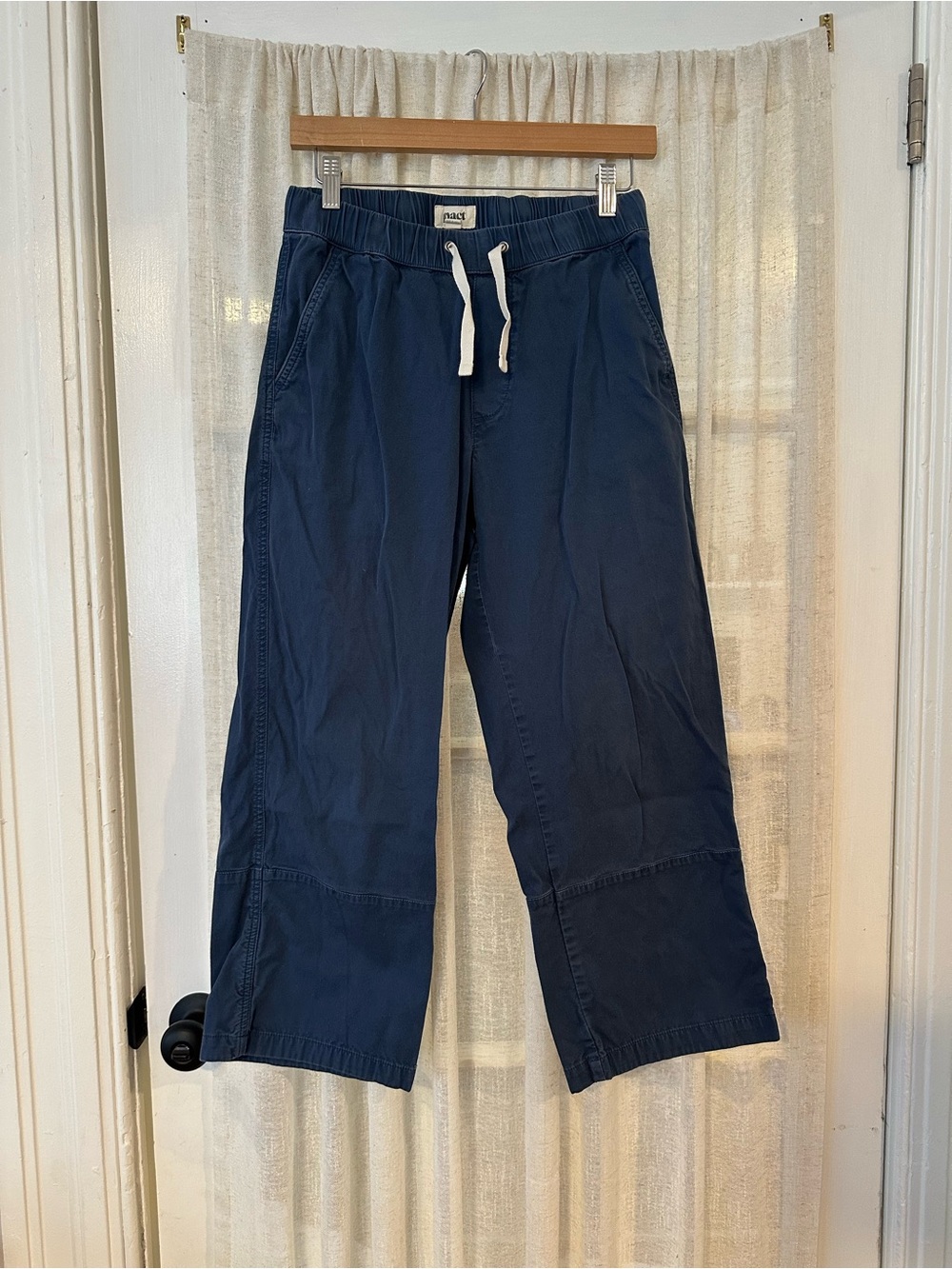 Pact Drawstring Navy Pants